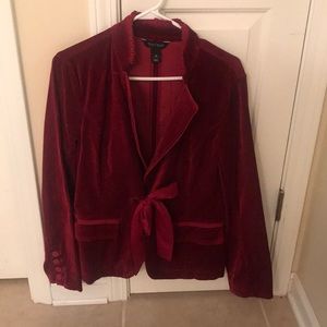 WHBM velvet jacket